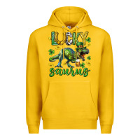 Lemon Lucky saurus st.patricks day Premium Hoodie - Neo Western