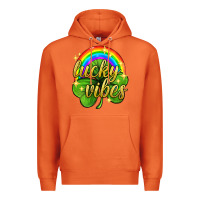 Carrot Lucky vibes st. patricks day Premium Hoodie - Neo Western