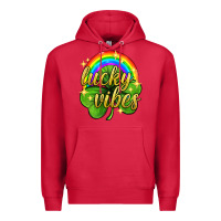 Cardinal Lucky vibes st. patricks day Premium Hoodie - Neo Western