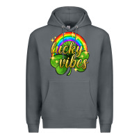 Rock Lucky vibes st. patricks day Premium Hoodie - Neo Western