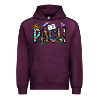 Mauve Wine pacu Urban Hoodie - CowhideDigitalArt