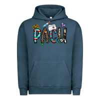 Pigment Midnight Navy pacu Urban Hoodie - CowhideDigitalArt