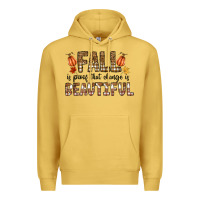 Antique Gold Fall Premium Hoodie - CowhideDigitalArt