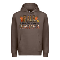 Coffee Fall Premium Hoodie - CowhideDigitalArt