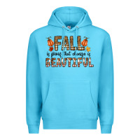 Ocean Blue Fall Premium Hoodie - CowhideDigitalArt