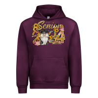 Mauve Wine senior 2024 Urban Hoodie - RacoonDesign