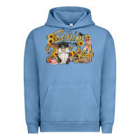 Pigment Pebble Blue senior 2024 Urban Hoodie - RacoonDesign