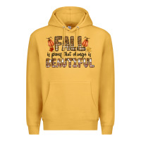Mustard Fall Premium Hoodie - CowhideDigitalArt