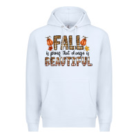 White Fall Premium Hoodie - CowhideDigitalArt