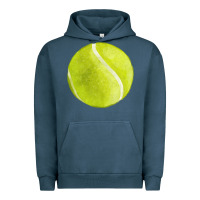 Pigment Midnight Navy tennis ball fa element 2 Urban Hoodie - FaDigitalArtStudio