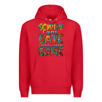 Red sorry i am late i didnt want to come Premium Hoodie - HRA Design Shop