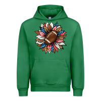 Emerald american football sunflower Urban Hoodie - HRA Design Shop