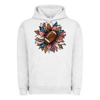 Pigment Lunar Rock american football sunflower Urban Hoodie - HRA Design Shop