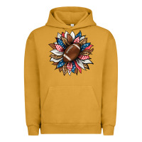 Pigment Peanut Butter american football sunflower Urban Hoodie - HRA Design Shop