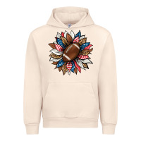 Sandshell american football sunflower Urban Hoodie - HRA Design Shop