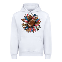 White american football sunflower Urban Hoodie - HRA Design Shop