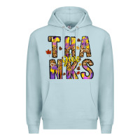 Blue Mist give thanks Premium Hoodie - CowhideDigitalArt