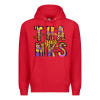 Red give thanks Premium Hoodie - CowhideDigitalArt
