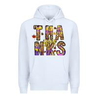 White give thanks Premium Hoodie - CowhideDigitalArt