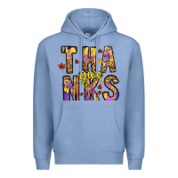 Colony Blue give thanks Premium Hoodie - CowhideDigitalArt