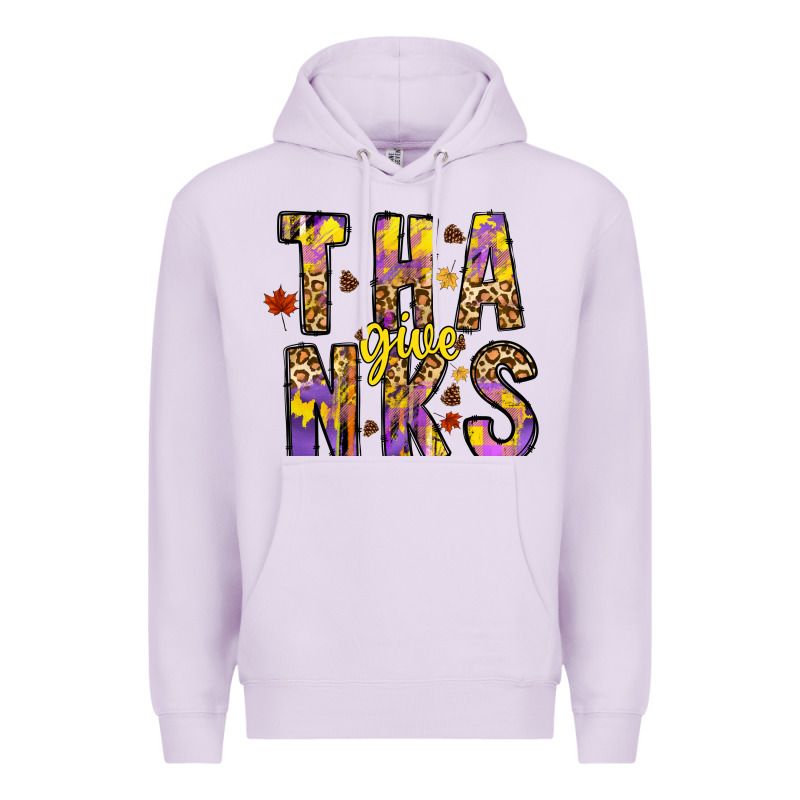 Give Thanks Premium Hoodie by CowhideDigitalArt | Teevron