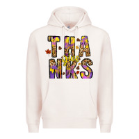 Pale Pink give thanks Premium Hoodie - CowhideDigitalArt