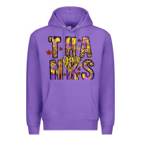 Purple give thanks Premium Hoodie - CowhideDigitalArt