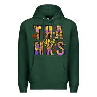Sports Green give thanks Premium Hoodie - CowhideDigitalArt