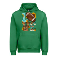 Emerald western love american football Urban Hoodie - HRA Design Shop