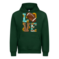 Forest Green western love american football Urban Hoodie - HRA Design Shop