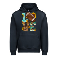 Navy western love american football Urban Hoodie - HRA Design Shop