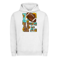 Pigment Lunar Rock western love american football Urban Hoodie - HRA Design Shop