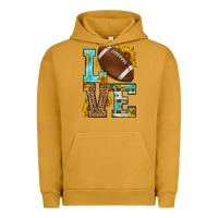 Pigment Peanut Butter western love american football Urban Hoodie - HRA Design Shop