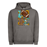 Pigment Tornado western love american football Urban Hoodie - HRA Design Shop