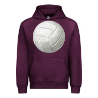 Mauve Wine volleyball fa element Urban Hoodie - FaDigitalArtStudio