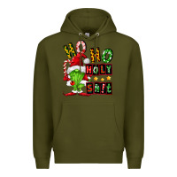 Army Green ho ho holy shit Premium Hoodie - FaDigitalArtStudio