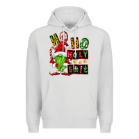 Dove Grey ho ho holy shit Premium Hoodie - FaDigitalArtStudio