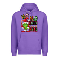 Purple ho ho holy shit Premium Hoodie - FaDigitalArtStudio