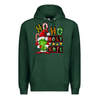 Sports Green ho ho holy shit Premium Hoodie - FaDigitalArtStudio