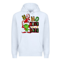 White ho ho holy shit Premium Hoodie - FaDigitalArtStudio