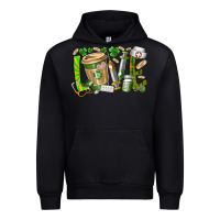 Black St Patricks love nurse Urban Hoodie - RacoonDesign