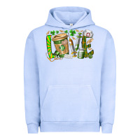 Pigment Grape Ice St Patricks love nurse Urban Hoodie - RacoonDesign