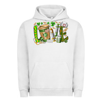 Pigment Lunar Rock St Patricks love nurse Urban Hoodie - RacoonDesign