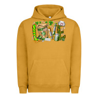 Pigment Peanut Butter St Patricks love nurse Urban Hoodie - RacoonDesign