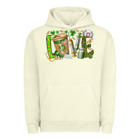 Pigment Pistachio St Patricks love nurse Urban Hoodie - RacoonDesign