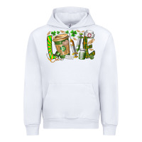 White St Patricks love nurse Urban Hoodie - RacoonDesign