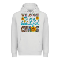 Dove Grey welcome to our beautiful chaos Premium Hoodie - HRA Design Shop