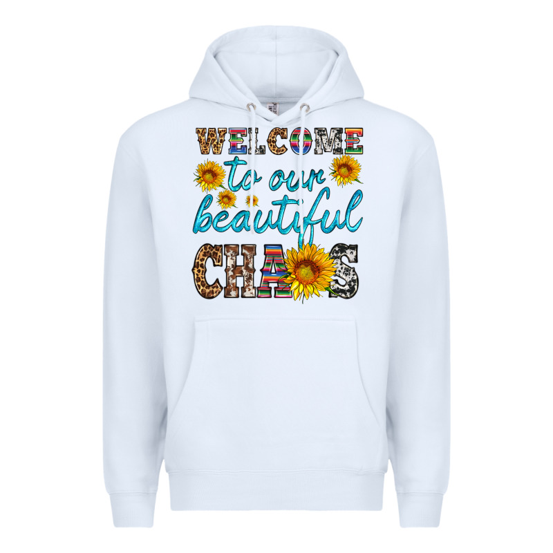 Welcome To Our Beautiful Chaos Premium Hoodie by HRA Design Shop | Teevron
