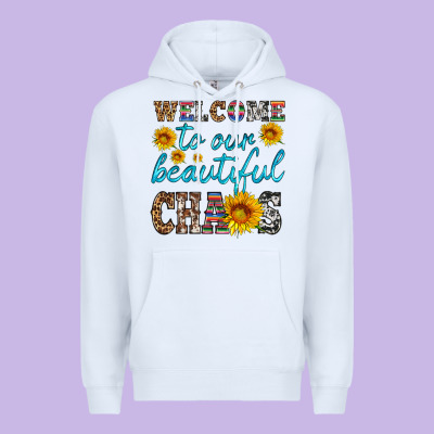 Welcome To Our Beautiful Chaos Premium Hoodie Designed By Hra Design Shop