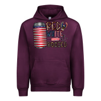 Mauve Wine red white  boozed Urban Hoodie - CowhideDigitalArt
